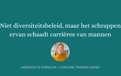 Niet diversiteitsbeleid, maar het schrappen ervan schaadt carrières van mannen